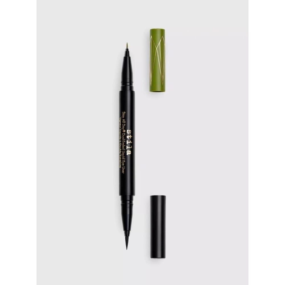 Stila Stay All Day Dual-Ended Waterproof Liquid Eye Liner Mojito/ Intense Blk